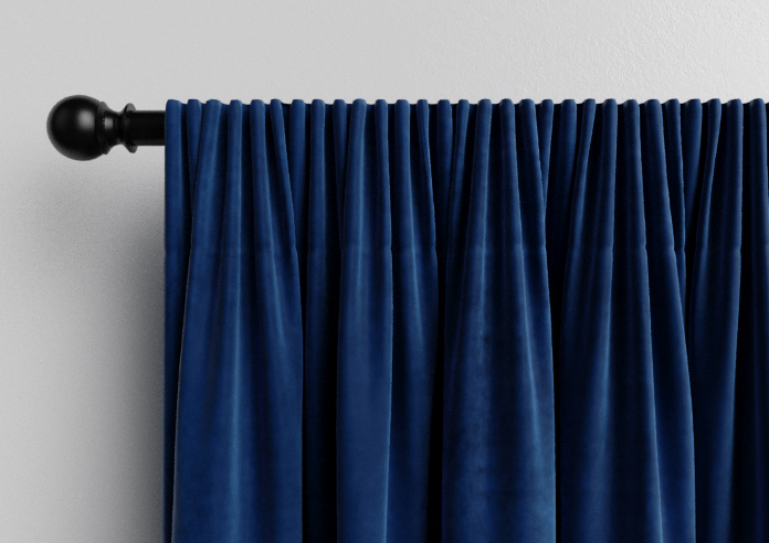 Sunningdale, Indigo - Made to Measure Curtains - Image 9